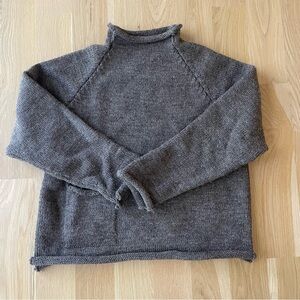 Xenia Telunts Hand Knit Wool Fisherman Sweater